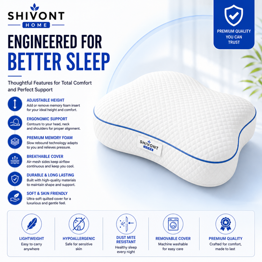 Shivont Home Memory Foam Pillow