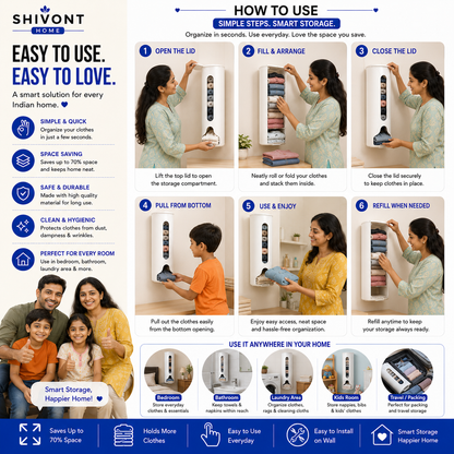 Multipurpose Wall-Mounted Cabinet Storage Organizer