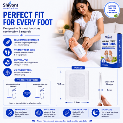 Herbal And Gentle Ingredient Detox Foot Pads
