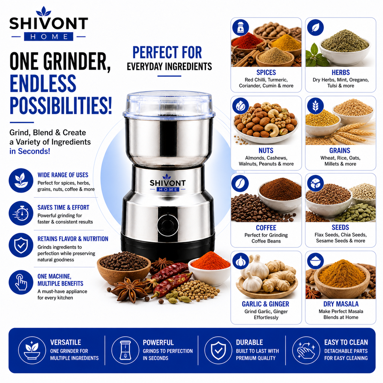 Portable Electric Grinder