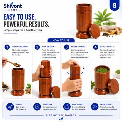 SUGAR Balance wooden water glass