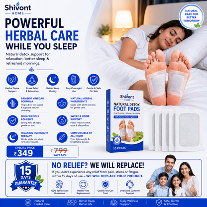 Herbal And Gentle Ingredient Detox Foot Pads