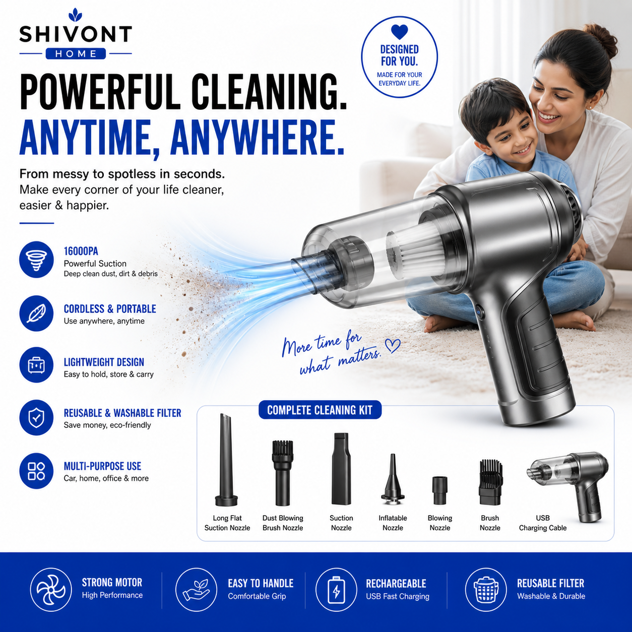 TurboClean 3-in-1 Vacuum cleaner