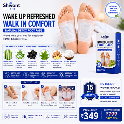 Herbal And Gentle Ingredient Detox Foot Pads