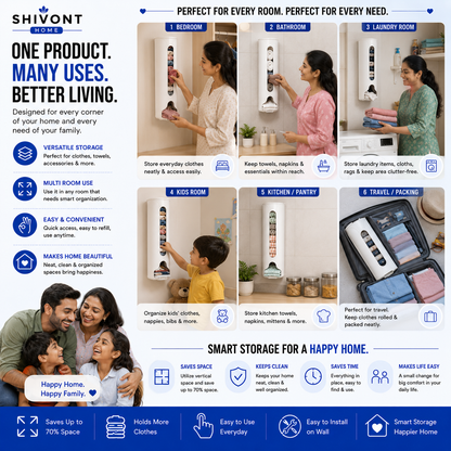 Multipurpose Wall-Mounted Cabinet Storage Organizer