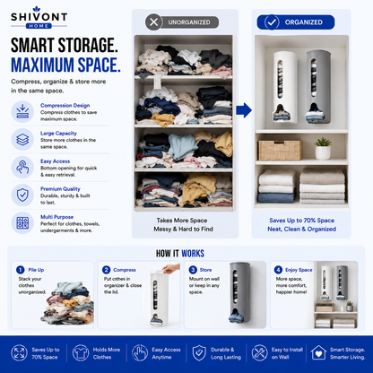 Multipurpose Wall-Mounted Cabinet Storage Organizer