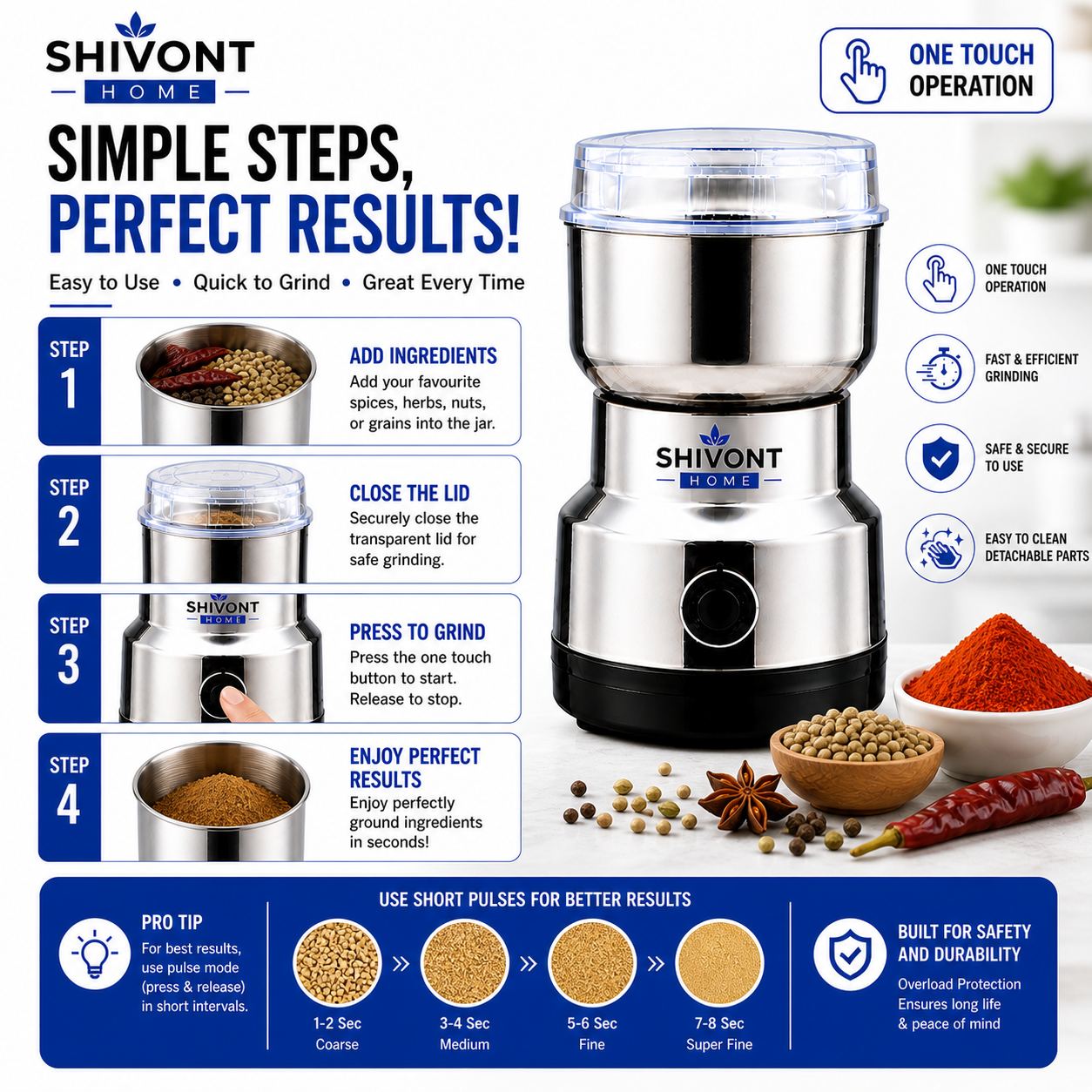 Portable Electric Grinder